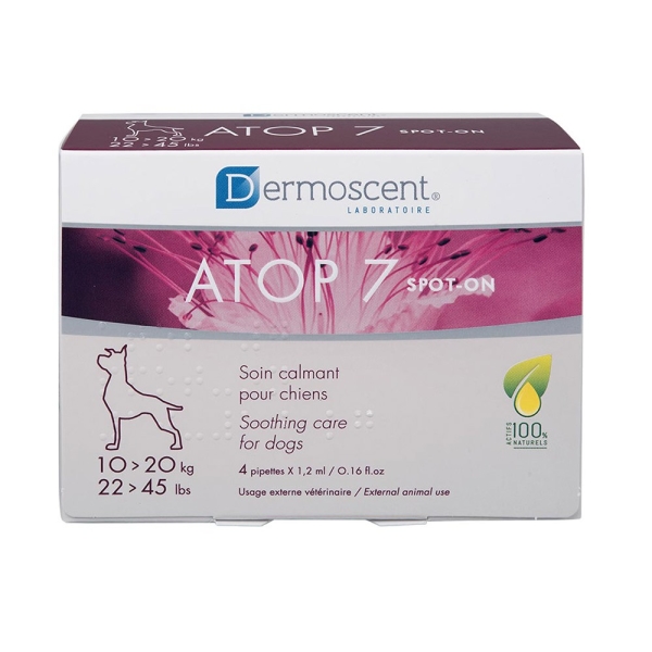 Dermoscent Atop 7 Spot-on 10-20 kg (x4 pipete)