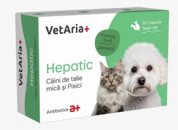 VetAria+ Hepatic, 30 capsule Twist-Off