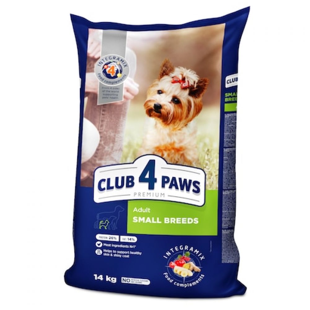 Club 4 Paws Hrana Uscata Caini Adulti Talie Mica, 14 kg Club 4 Paws Hrana Uscata Caini Adulti Talie Mica, 14 kg