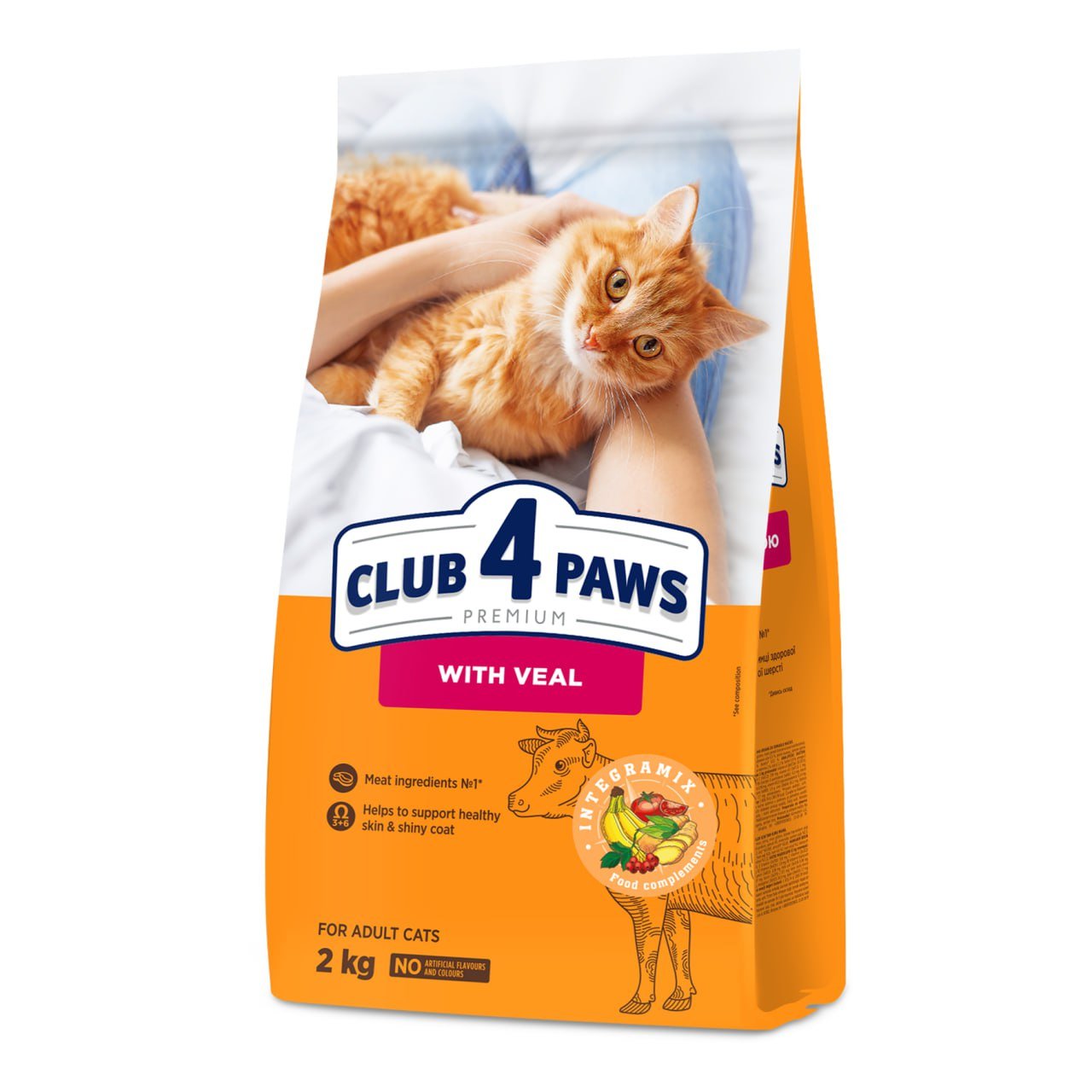 Club 4 Paws Premium Hrana uscata pisici adulte, cu Vita, 2 kg Club 4 Paws Premium Hrana uscata pisici adulte, cu Vita, 2 kg