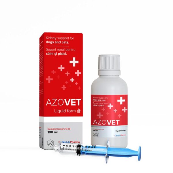 Azovet Lichid 100 ML – Suport renal pentru câini și pisici